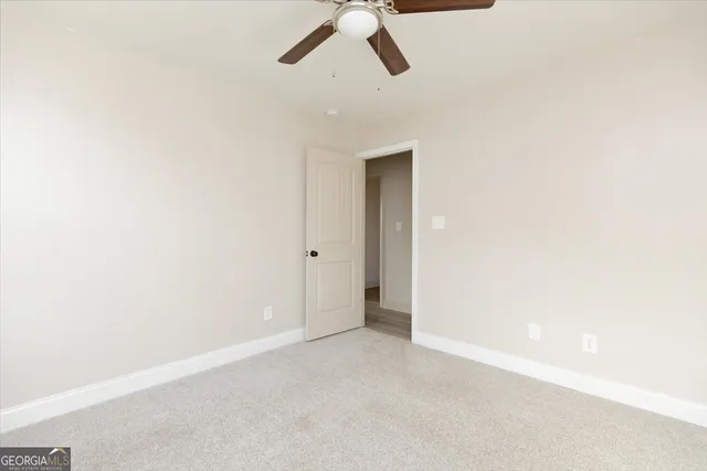 a view of an empty room