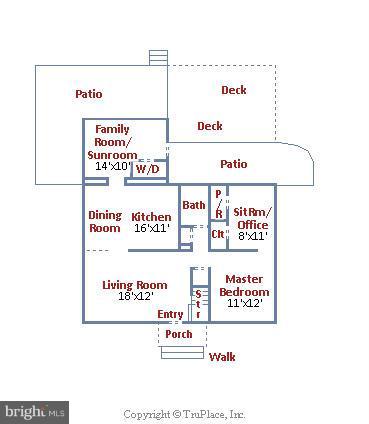 10628 South Dunmoor Drive Silver Spring, MD 20901 - Photo 29 of 30 FIrst Floor floor plan