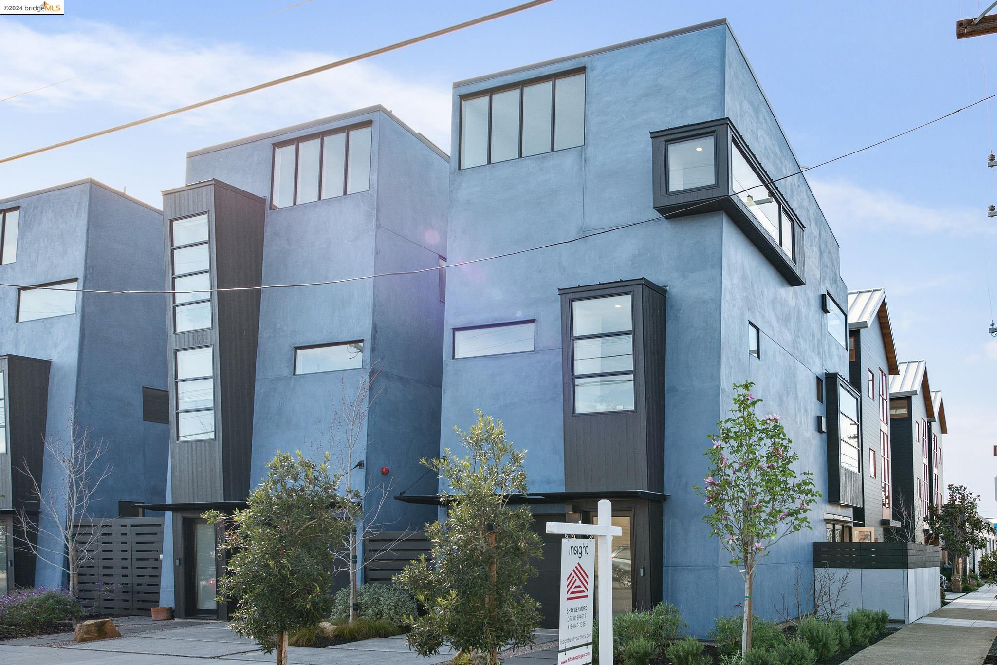 a front view of a building