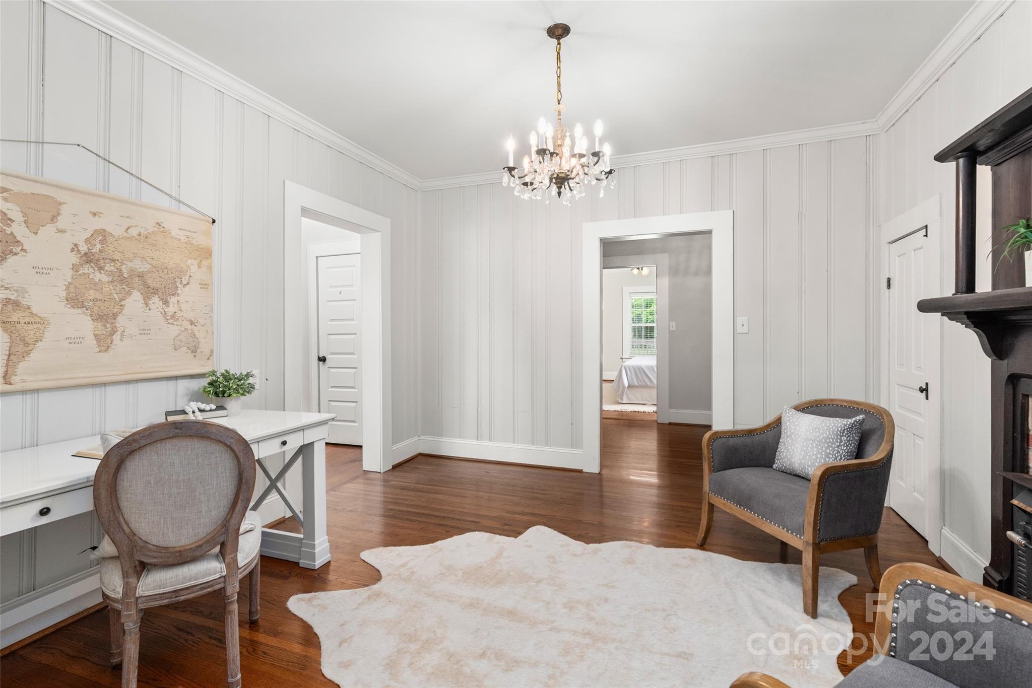 110 Park Road West Indian Trail, NC 28079 - Photo 18 of 41 a view of a livingroom with furniture window and wooden floor