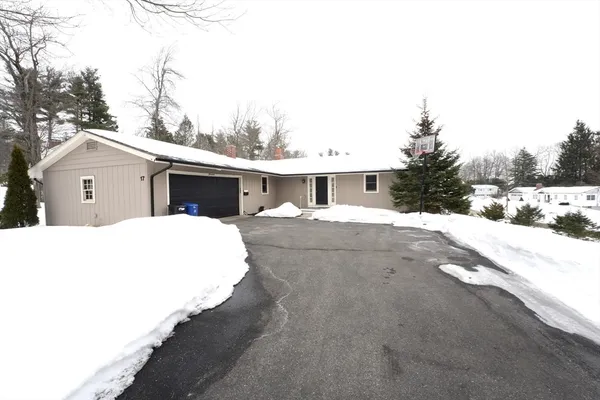 a view of a house with a outdoor space