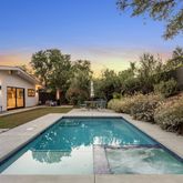 a view of a house with entertaining space