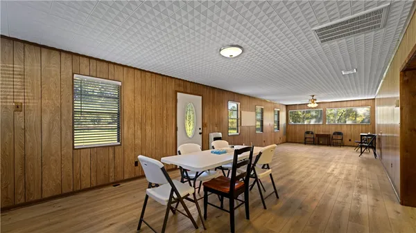 a view of livingroom with furniture and wooden floor