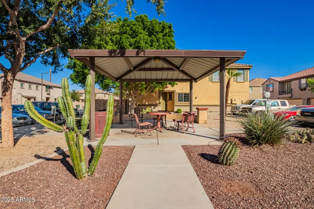 a view of outdoor space yard deck patio and swimming pool