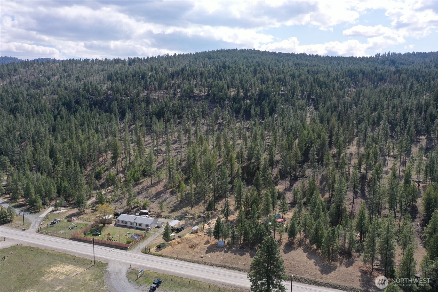 722 Aeneas Valley Road Tonasket, WA 98855 - Photo 5 of 35 a view of a trees in a field