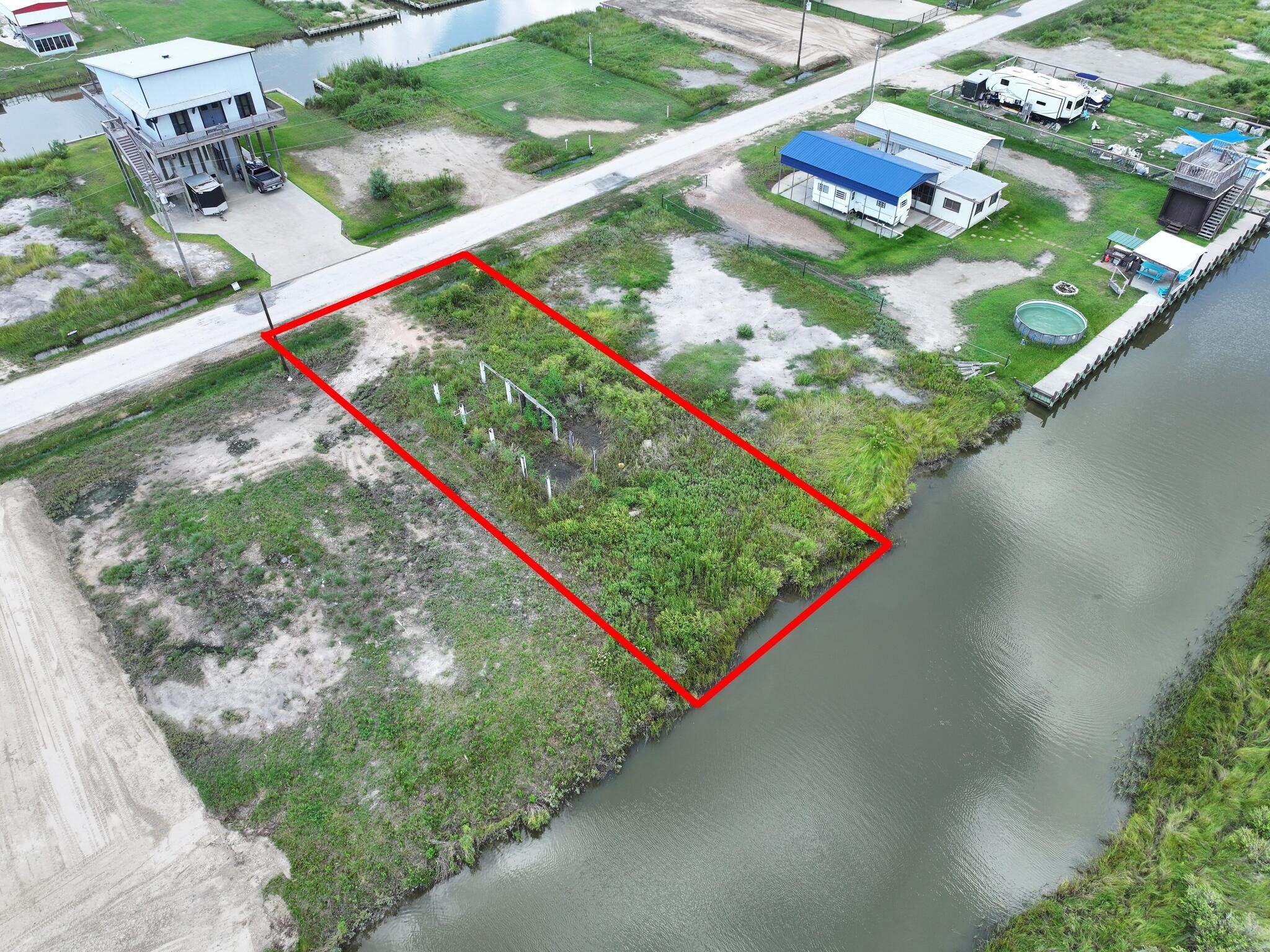 1392 Mabry Port Bolivar, TX 77650 - Photo 2 of 25 a view of swimming pool from a balcony