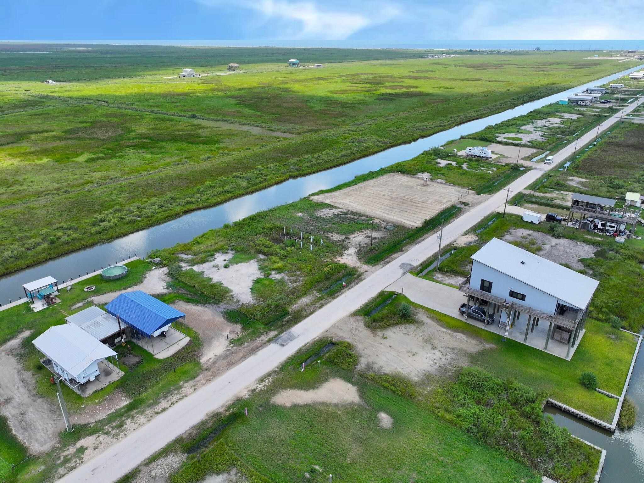 1392 Mabry Port Bolivar, TX 77650 - Photo 23 of 25 a view of an ocean from a balcony