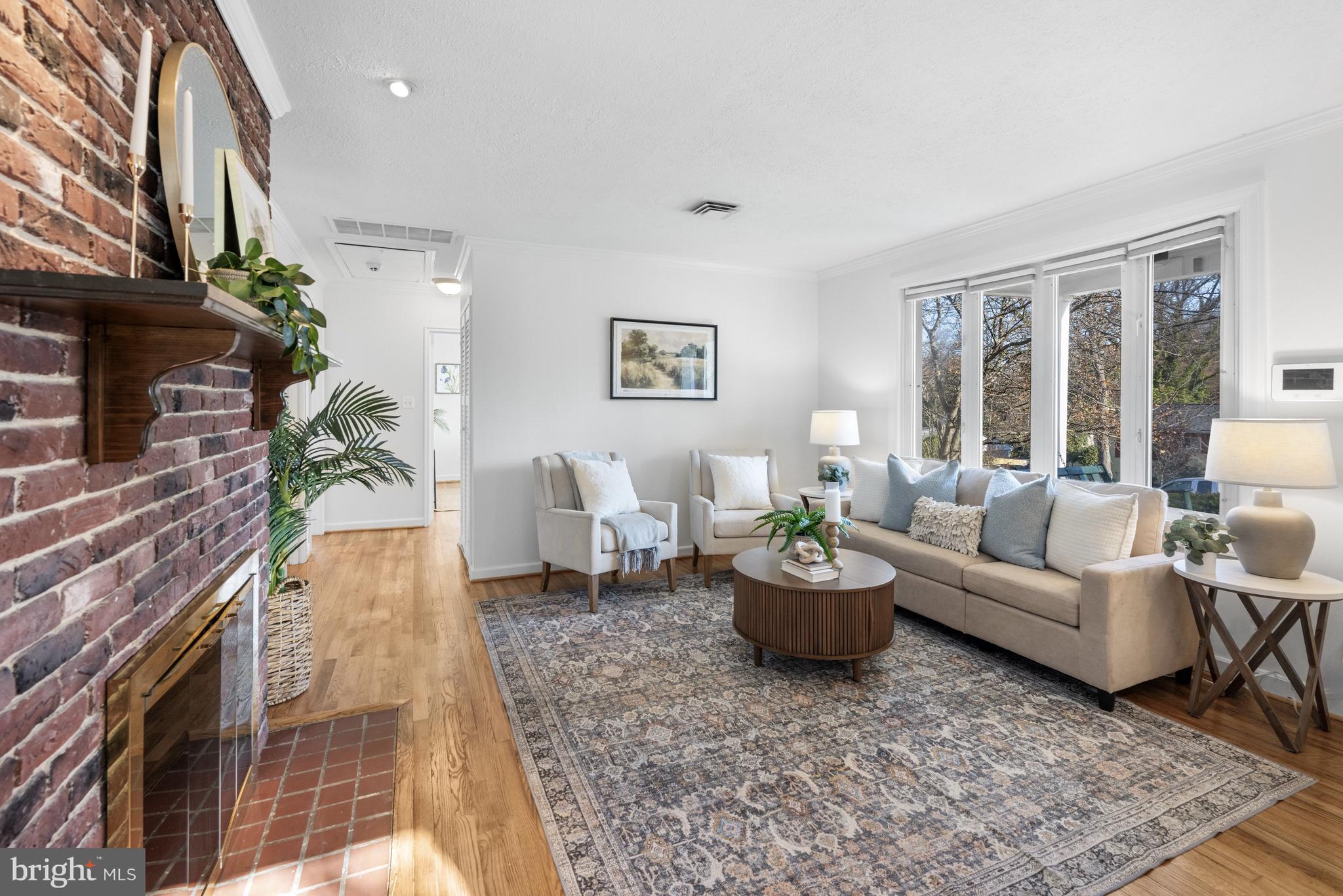Light-filled living room