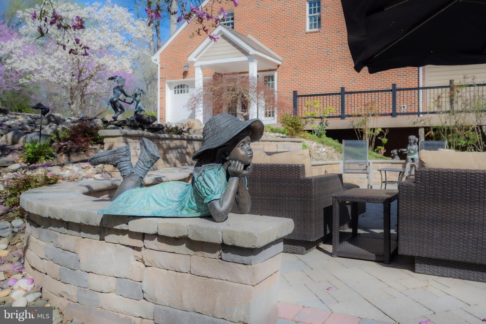 1206 Crystal Ridge Road Marriottsville, MD 21104 - Photo 66 of 72 a view of a patio with table and chairs potted plants