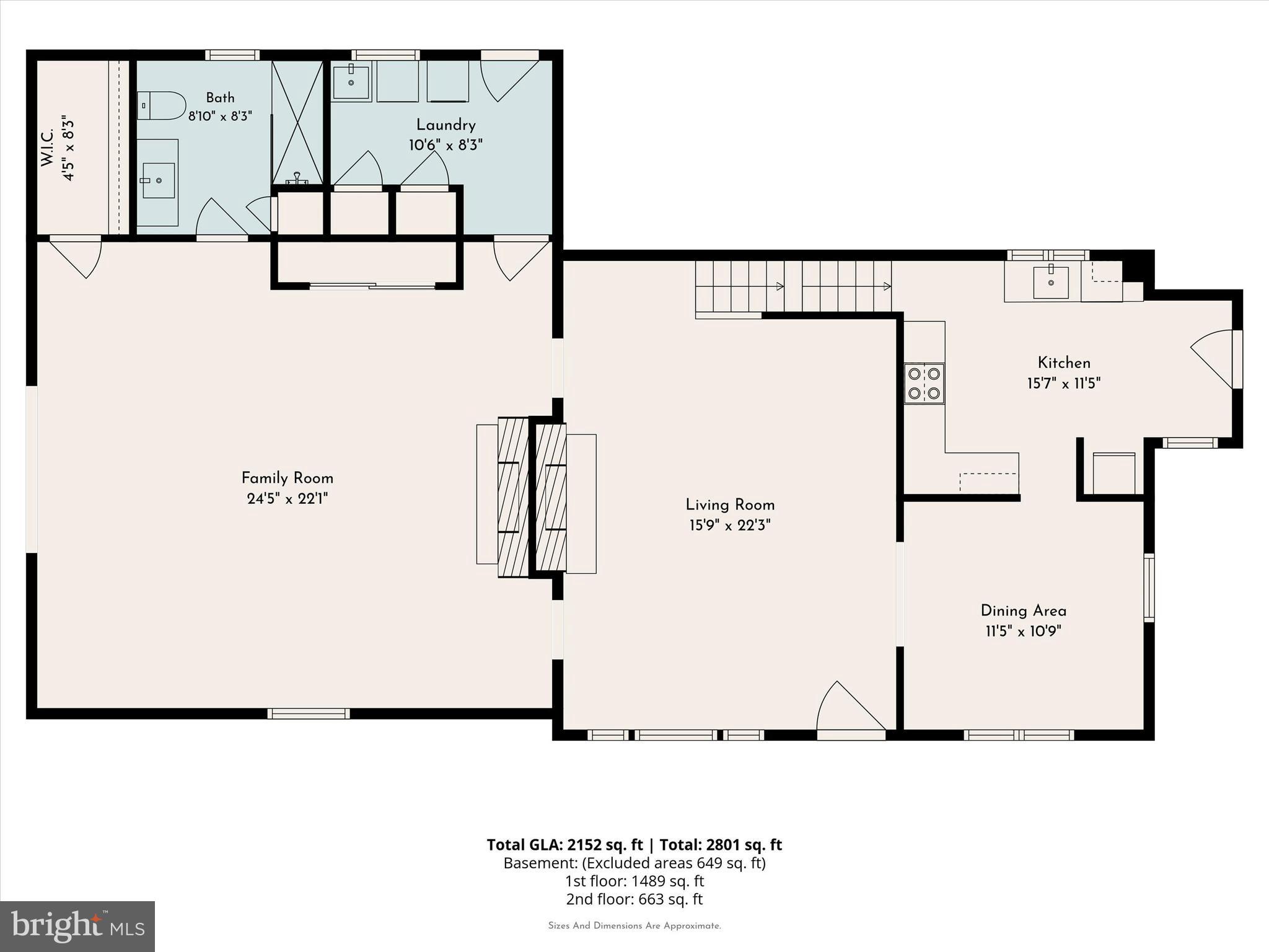 2600 Wendy Road Havertown, PA 19083 - Photo 36 of 39 Floor Plan 1st Floor