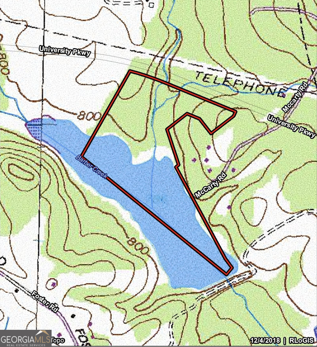0 McCarty Road Statham, GA 30666 - Photo 2 of 18 USGS Topo Map