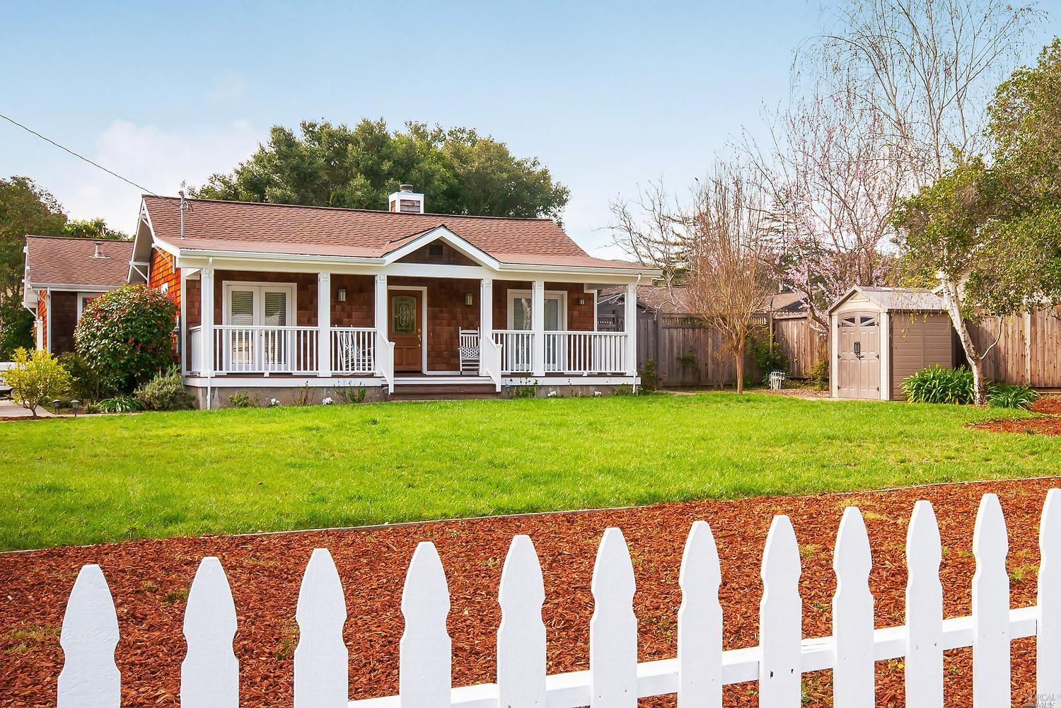 2181 Center Road Novato, CA 94947 - Photo 1 of 1 a view of a house with a yard porch and sitting area
