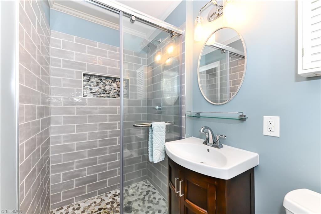 8302 Cadet Drive Oak Ridge, NC 27310 - Photo 38 of 42 Shower in Primary