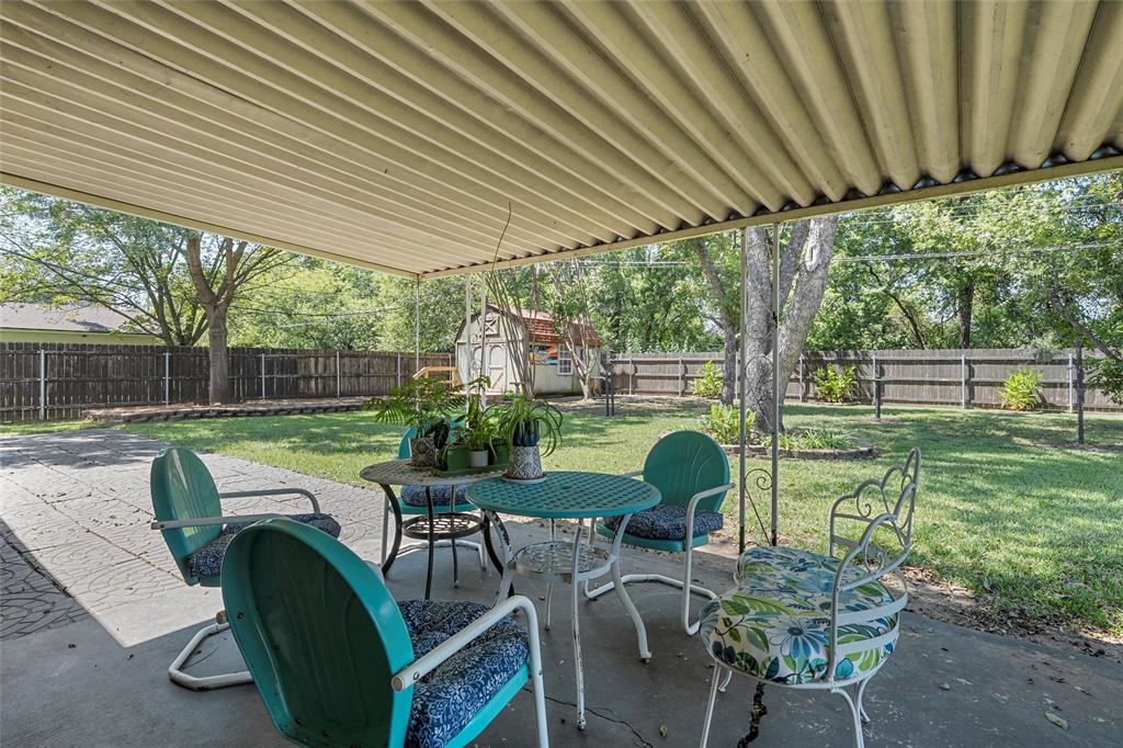 105 Gail Drive Waco, TX 76708 - Photo 33 of 36 a view of a patio with furniture
