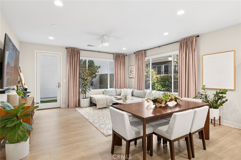 163 Tenor Irvine, CA 92618 - Photo 17 of 40 a dining room with furniture window and wooden floor