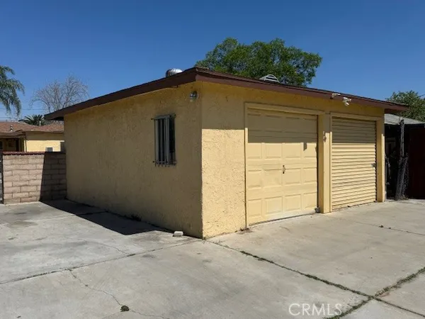 a backyard of a house