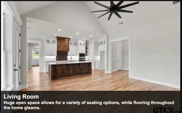 a view of a living room