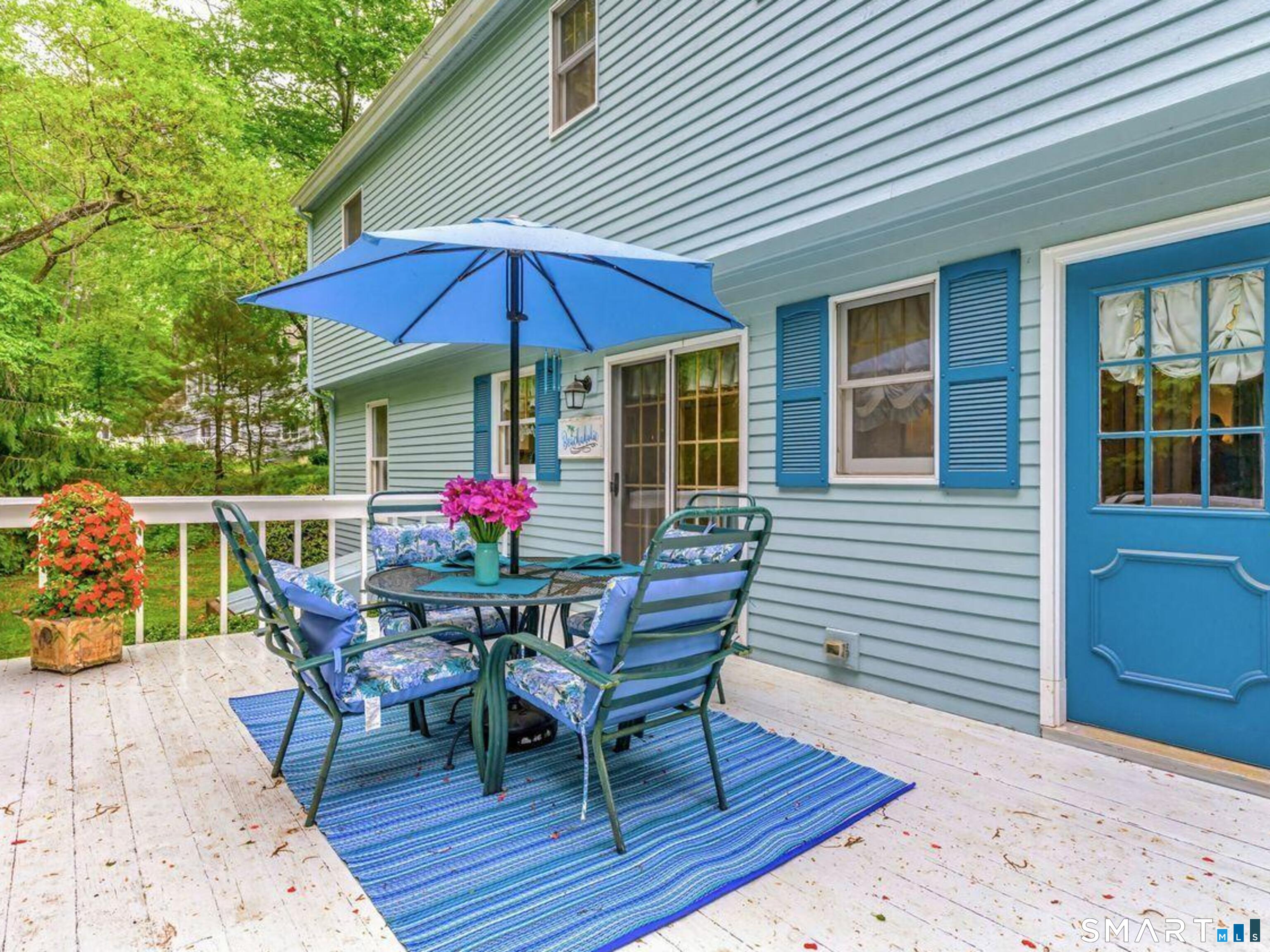 73 Long Hill Road Deep River, CT 06417 - Photo 33 of 40 The Private Deck Overlooks Park-Like Grounds
