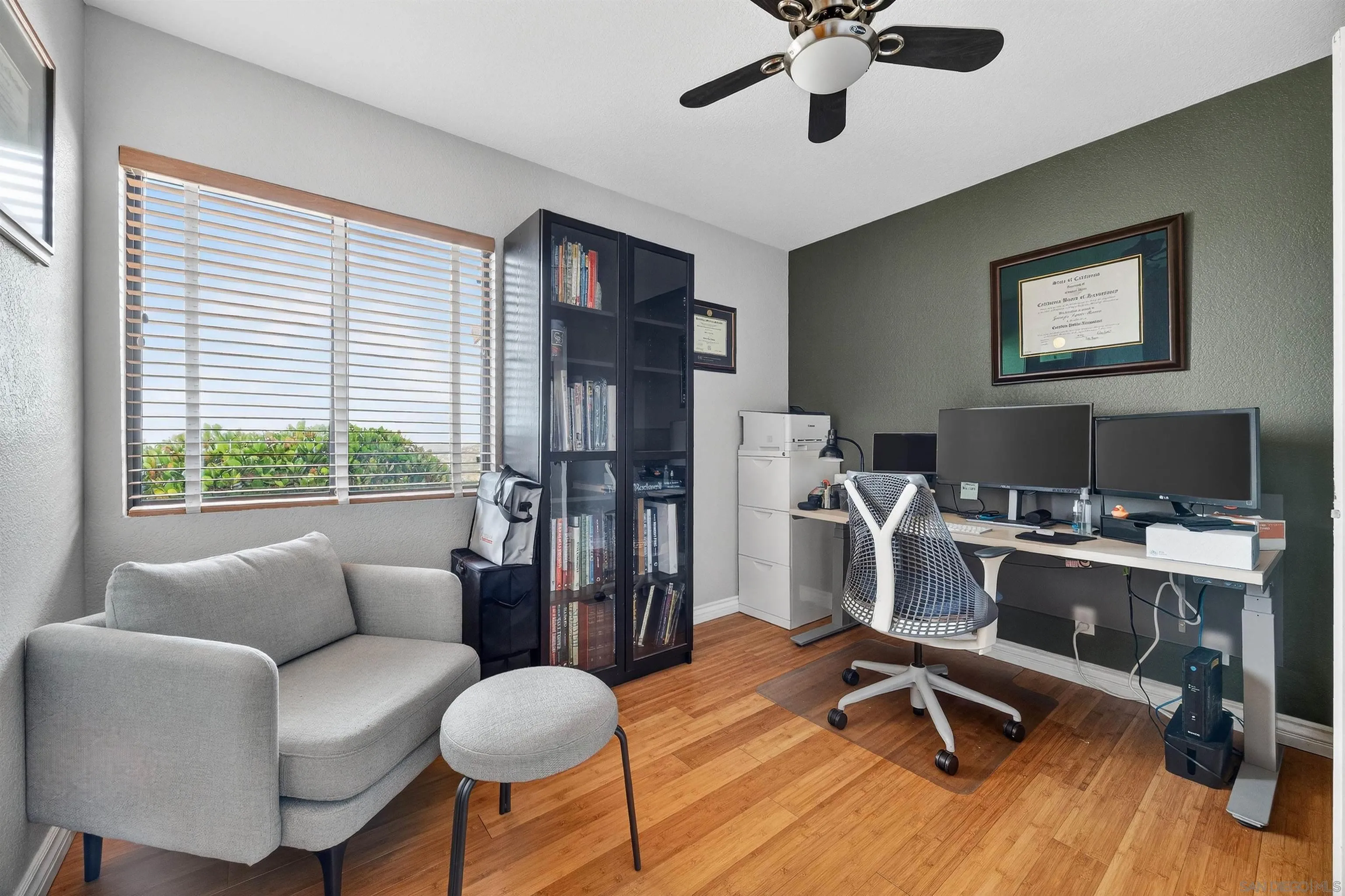 32721 Mountain View Road Bonsall, CA 92003 - Photo 14 of 33 a workspace with furniture and a window