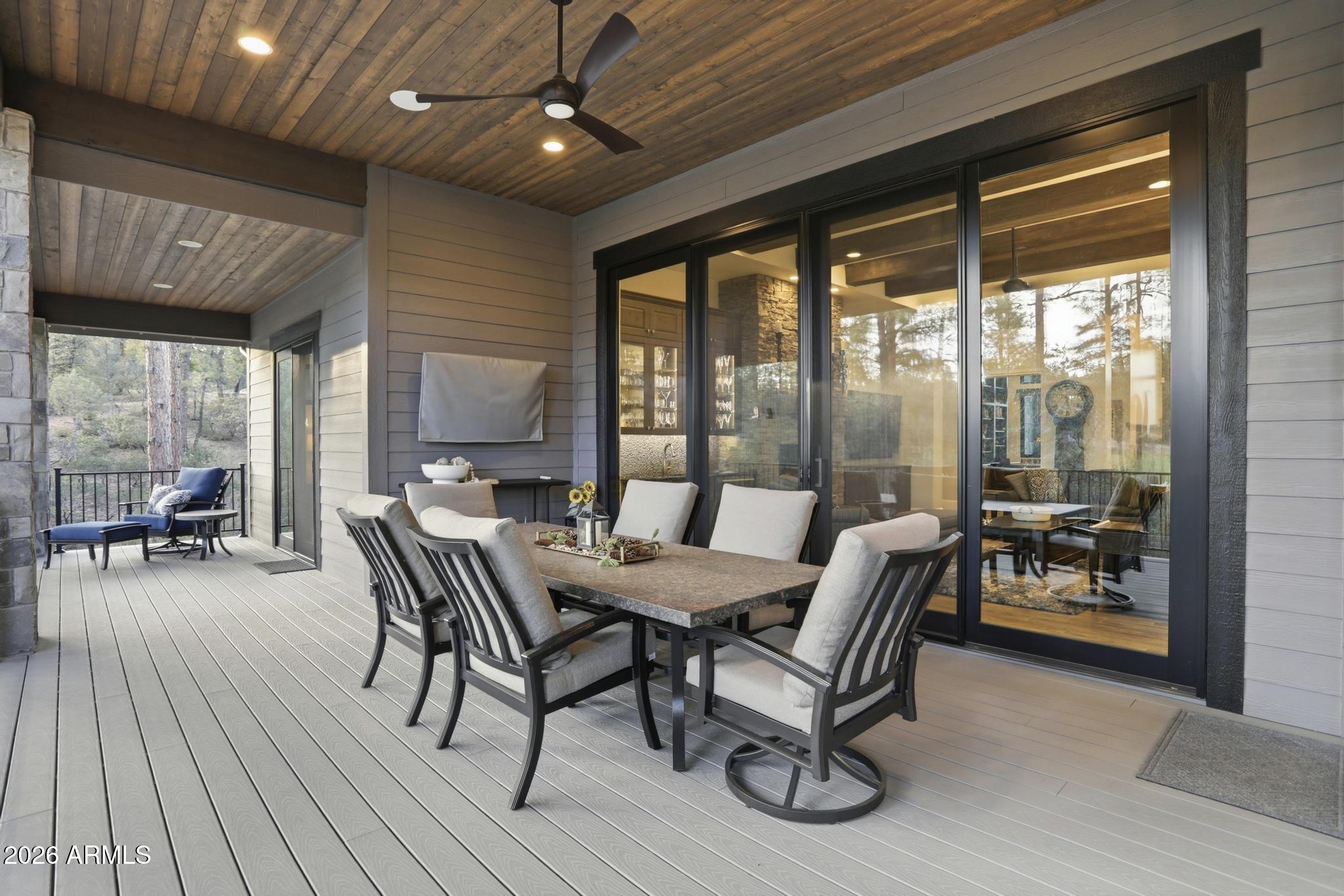 2207 East Filaree Circle Payson, AZ 85541 - Photo 28 of 38 a view of a dining room with furniture window and outside view