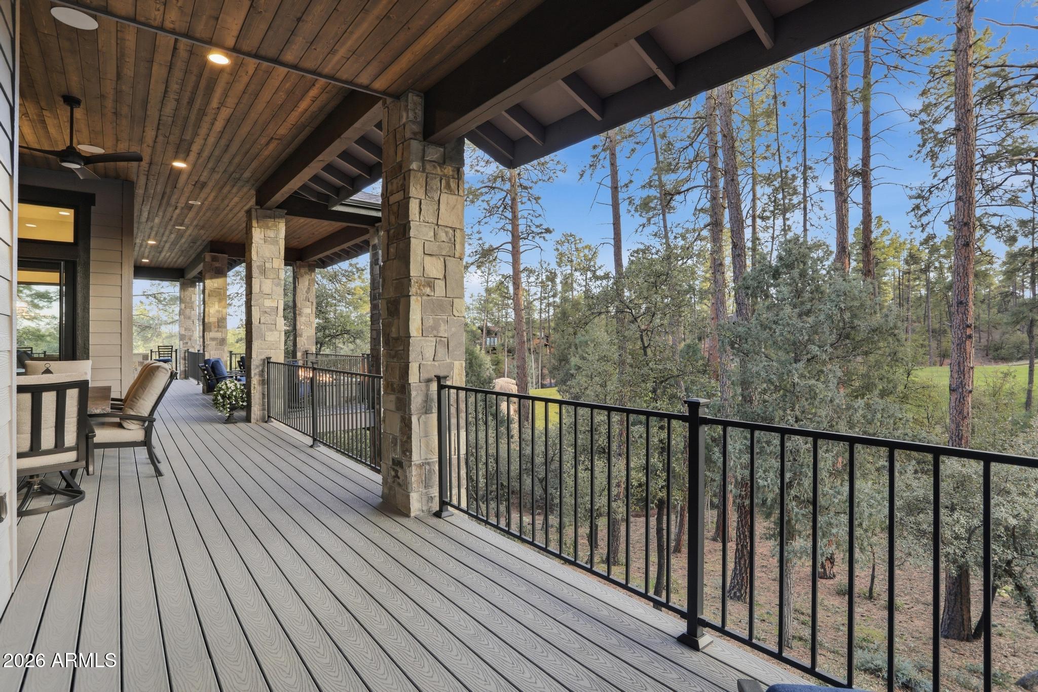 2207 East Filaree Circle Payson, AZ 85541 - Photo 29 of 38 a view of a balcony with chairs