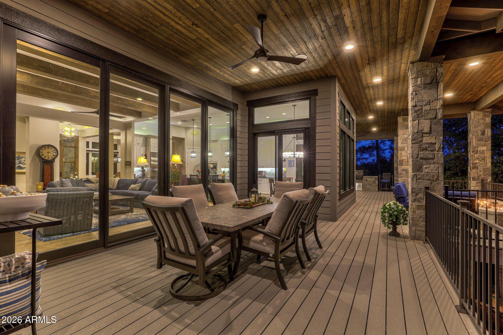 2207 East Filaree Circle Payson, AZ 85541 - Photo 33 of 38 a view of a dining room with furniture window and wooden floor
