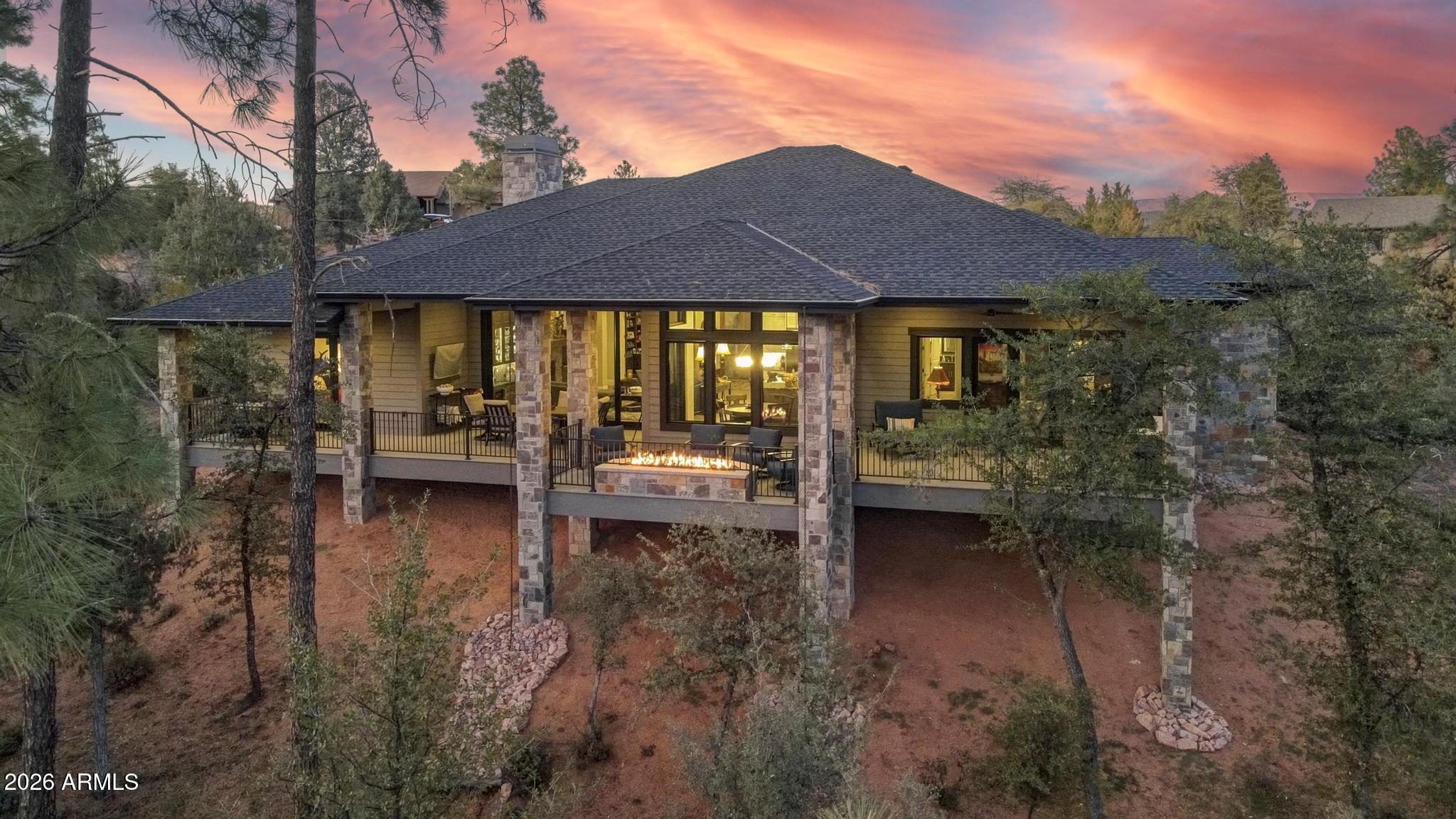 2207 East Filaree Circle Payson, AZ 85541 - Photo 35 of 38 a view of a house with backyard and sitting area