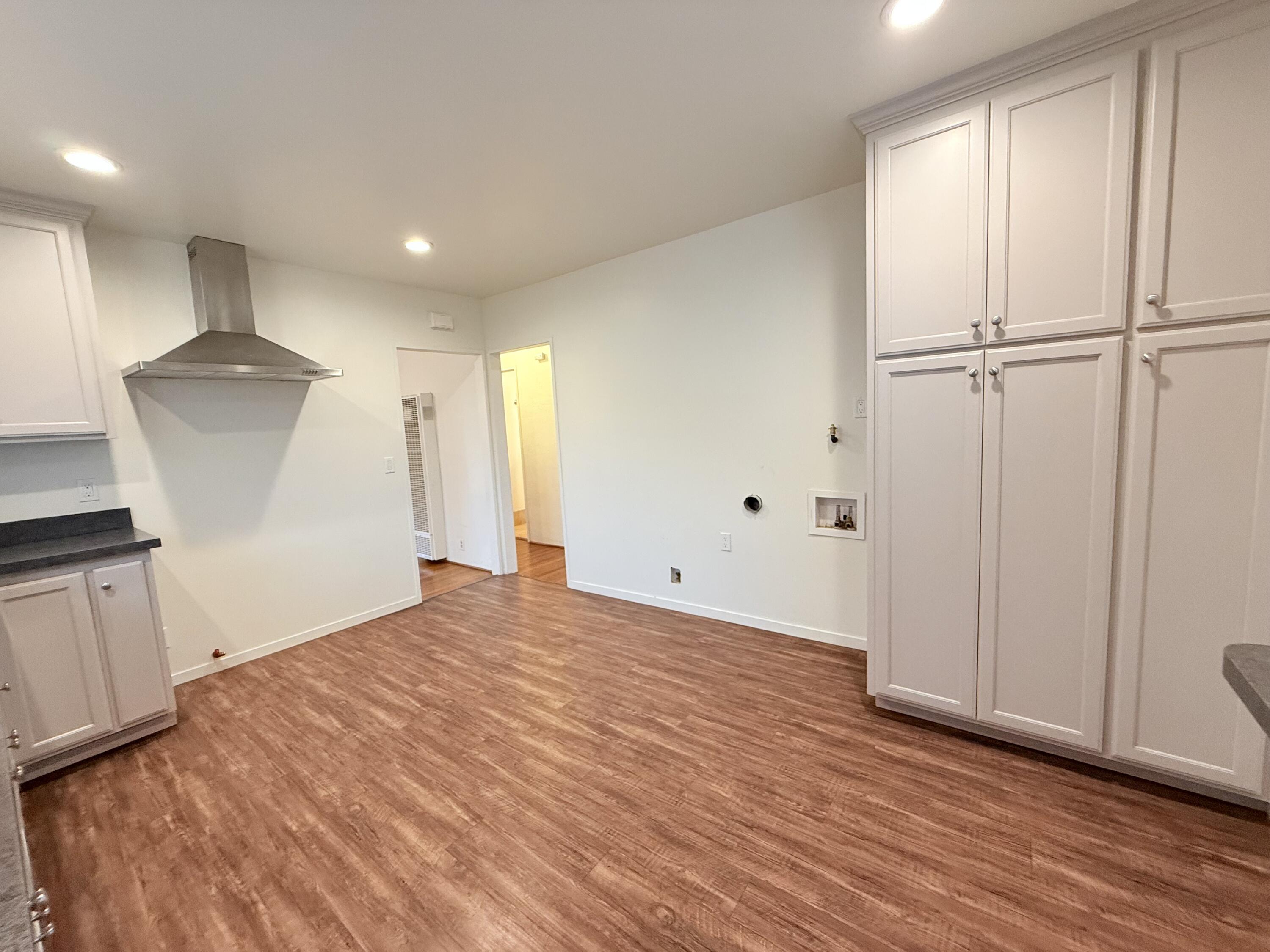 1411 Gillespie Street Santa Barbara, CA 93101 - Photo 10 of 26 a view of empty room with wooden floor and fan