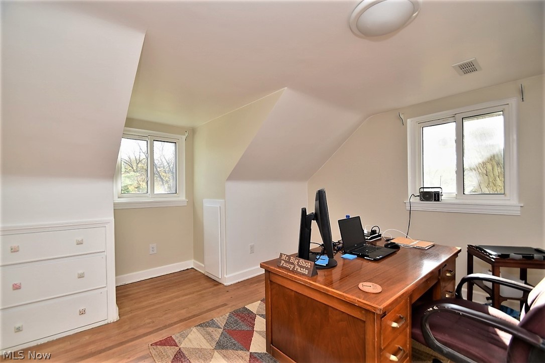 8790 Avery Road Broadview Heights, OH 44147 - Photo 21 of 35 Original hardwood floors, built in storage, and the angled walls add so much charm to this home.