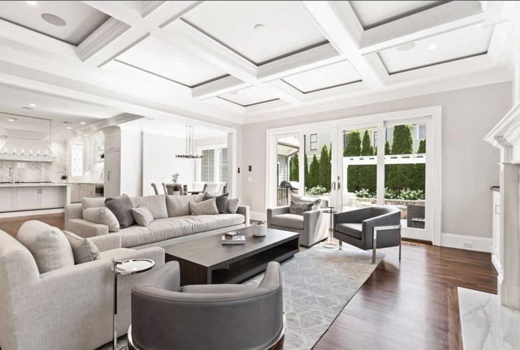 34 Philip Road Lexington, MA 02421 - Photo 3 of 7 a living room with furniture and a large window