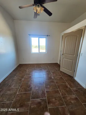 a view of a livingroom with a window