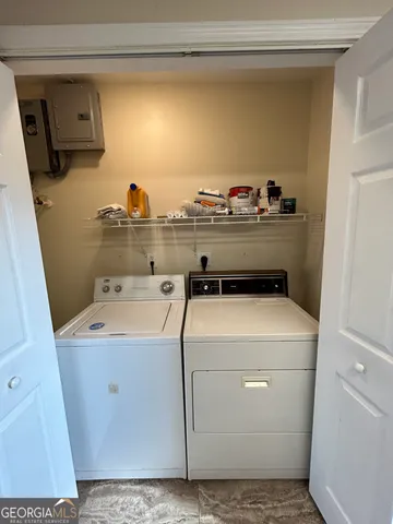 a view of washer and dryer