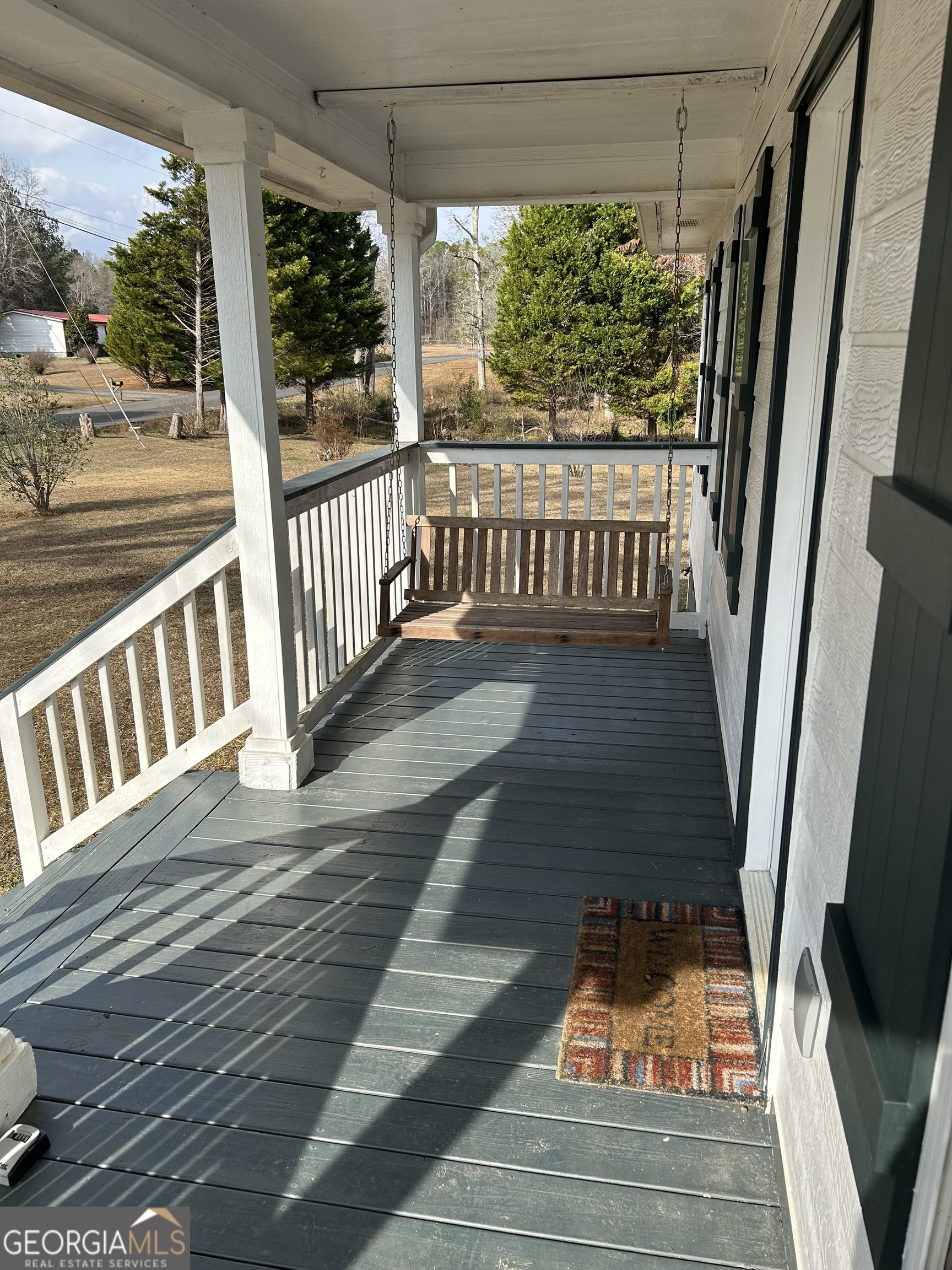 206 Ann Murphy Road West Point, GA 31833 - Photo 9 of 57 a view of a balcony with wooden floor