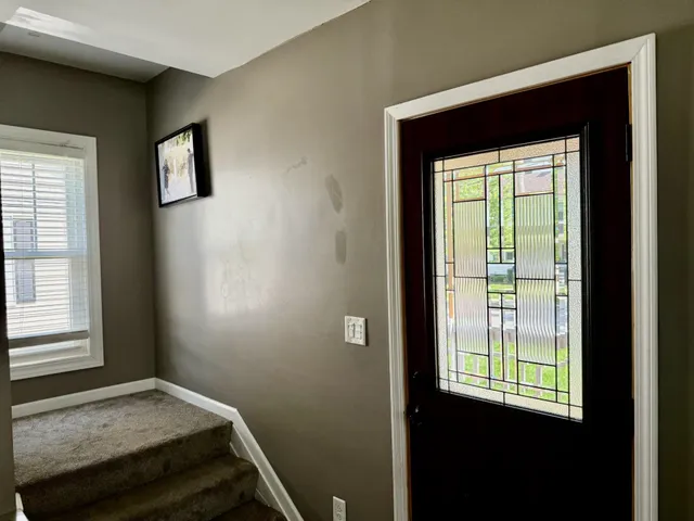 a view of front door