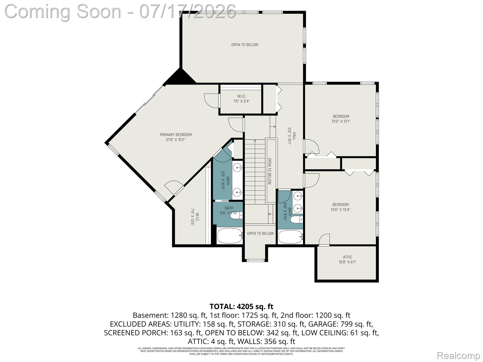 5685 Paint Valley Drive Rochester, MI 48306 - Photo 64 of 66 2nd Floor plan