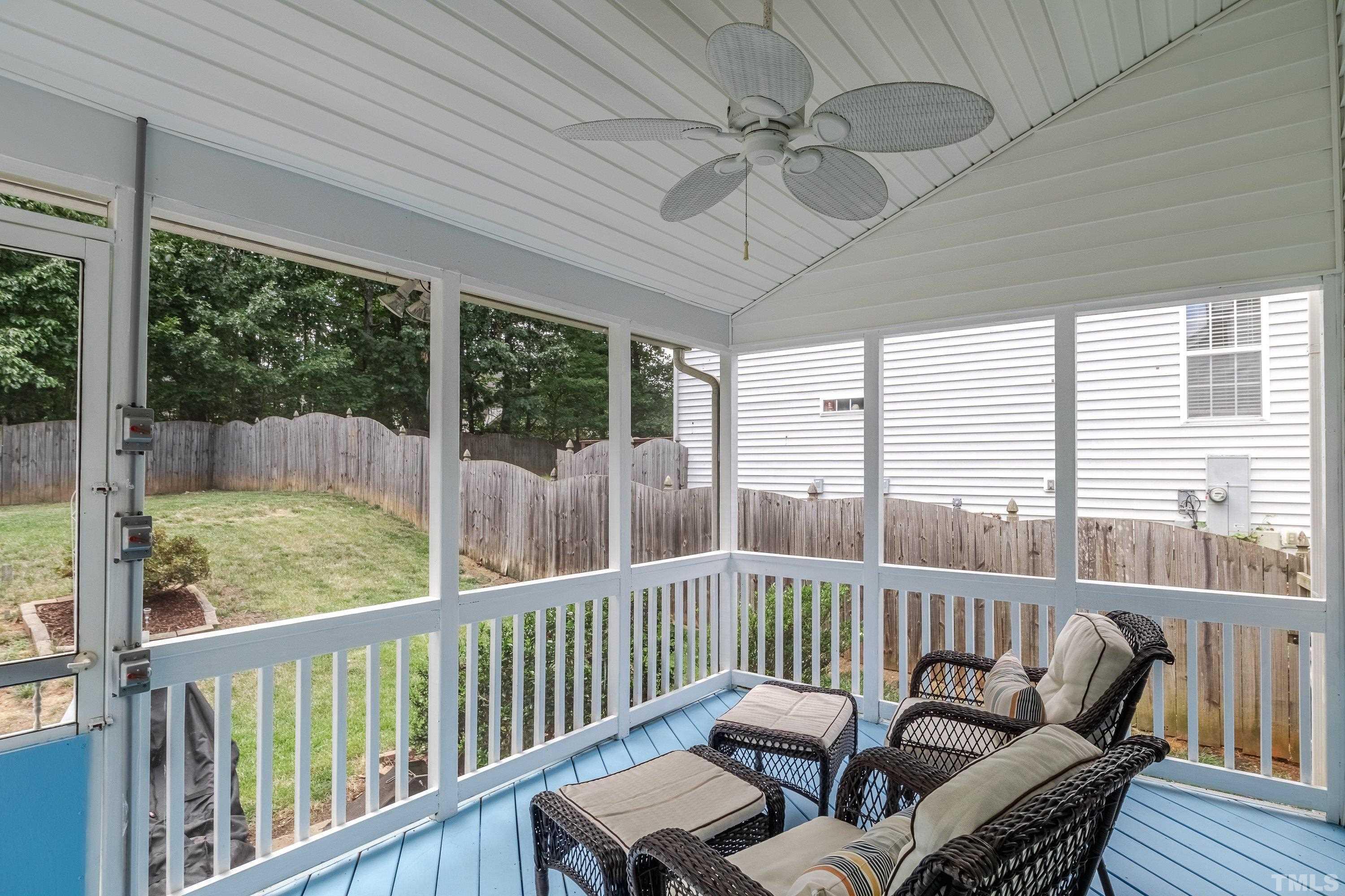 8613 Benzinger Drive Raleigh, NC 27613 - Photo 37 of 48 a view of a chairs in balcony