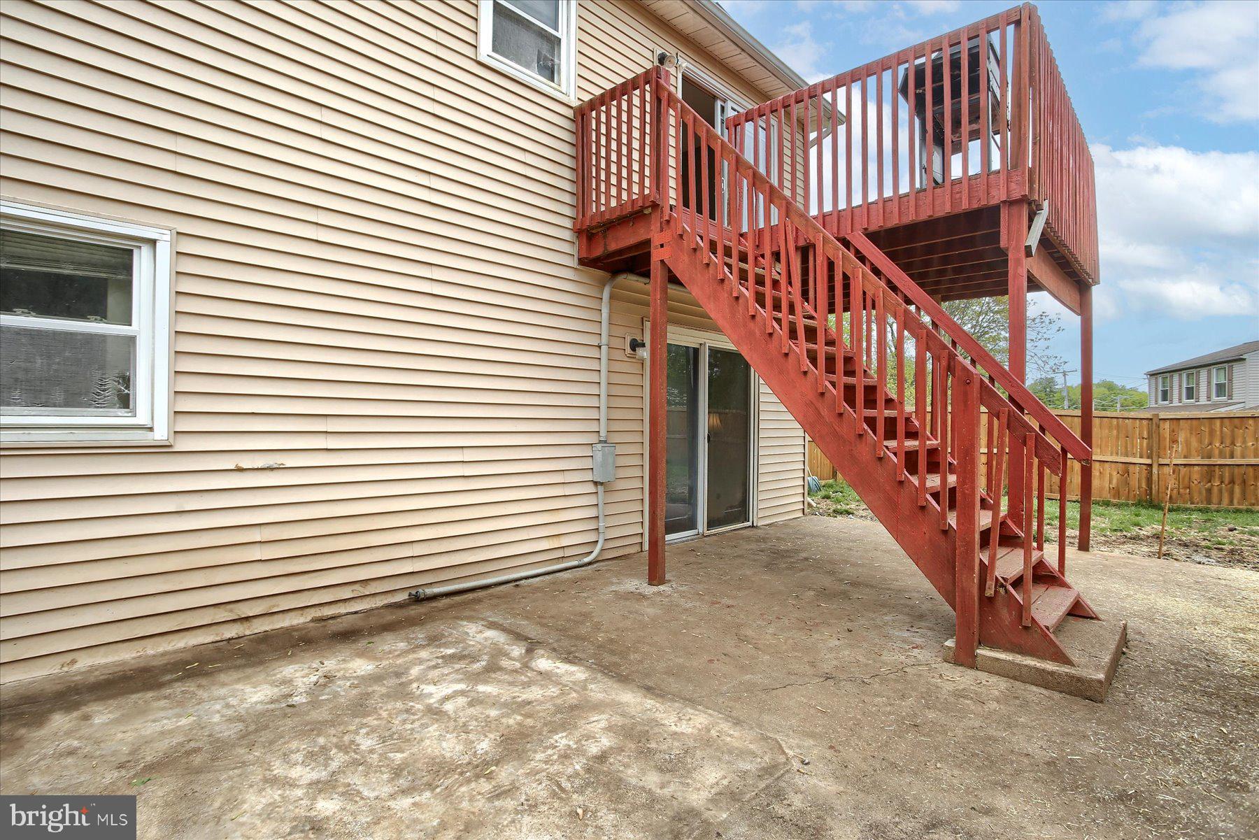 Patio under deck