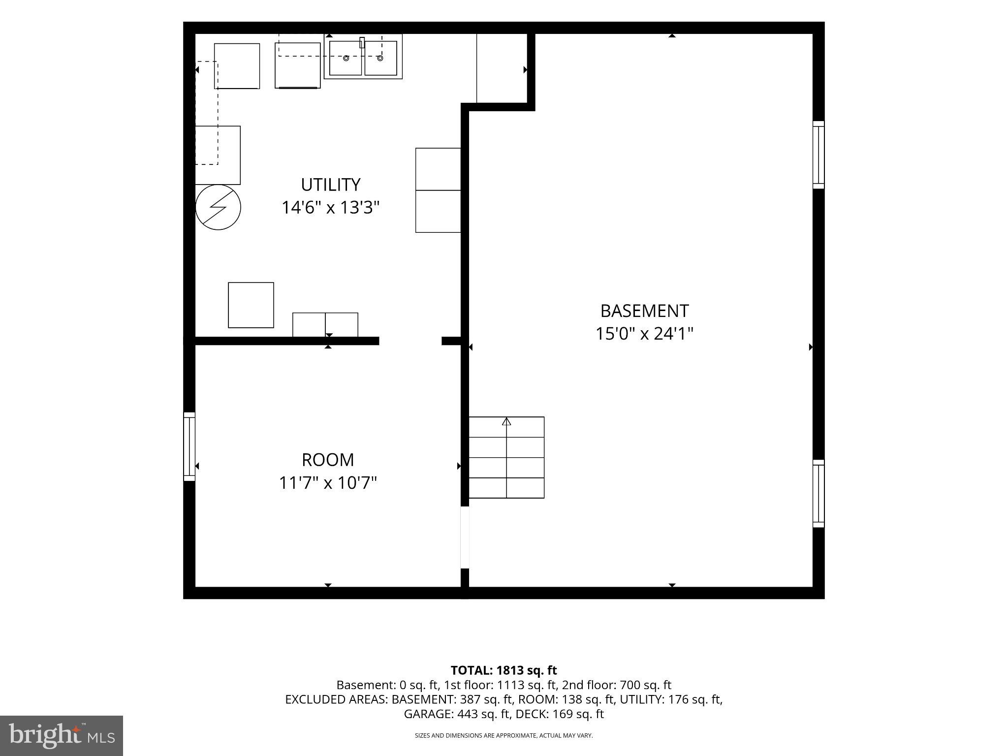 231 Springfield Road Aldan, PA 19018 - Photo 41 of 41 Basement Floor Plan
