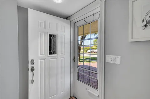 a view of an entryway