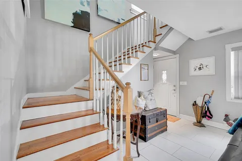 a view of entryway and hall