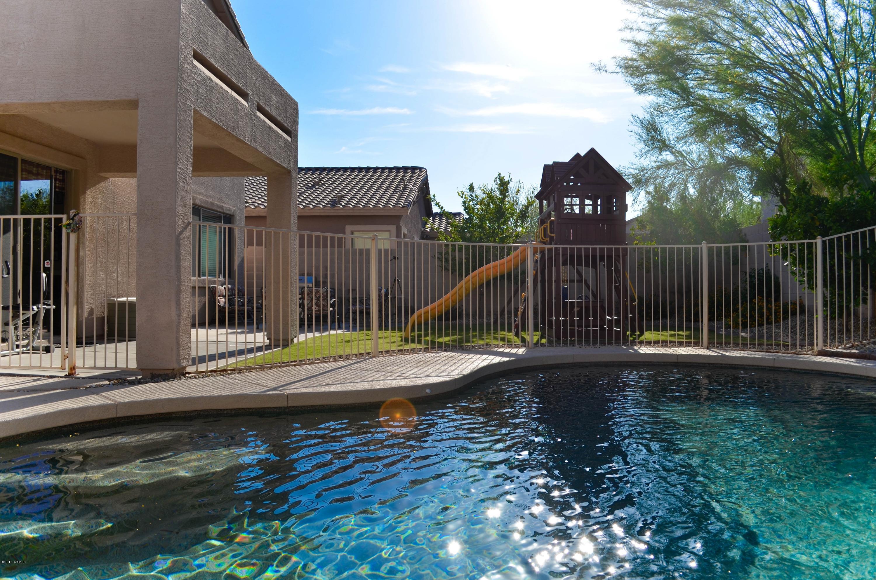 3218 West Sentinel Rock Road Phoenix, AZ 85086 - Photo 31 of 34 Backyard With Covered Patio!
