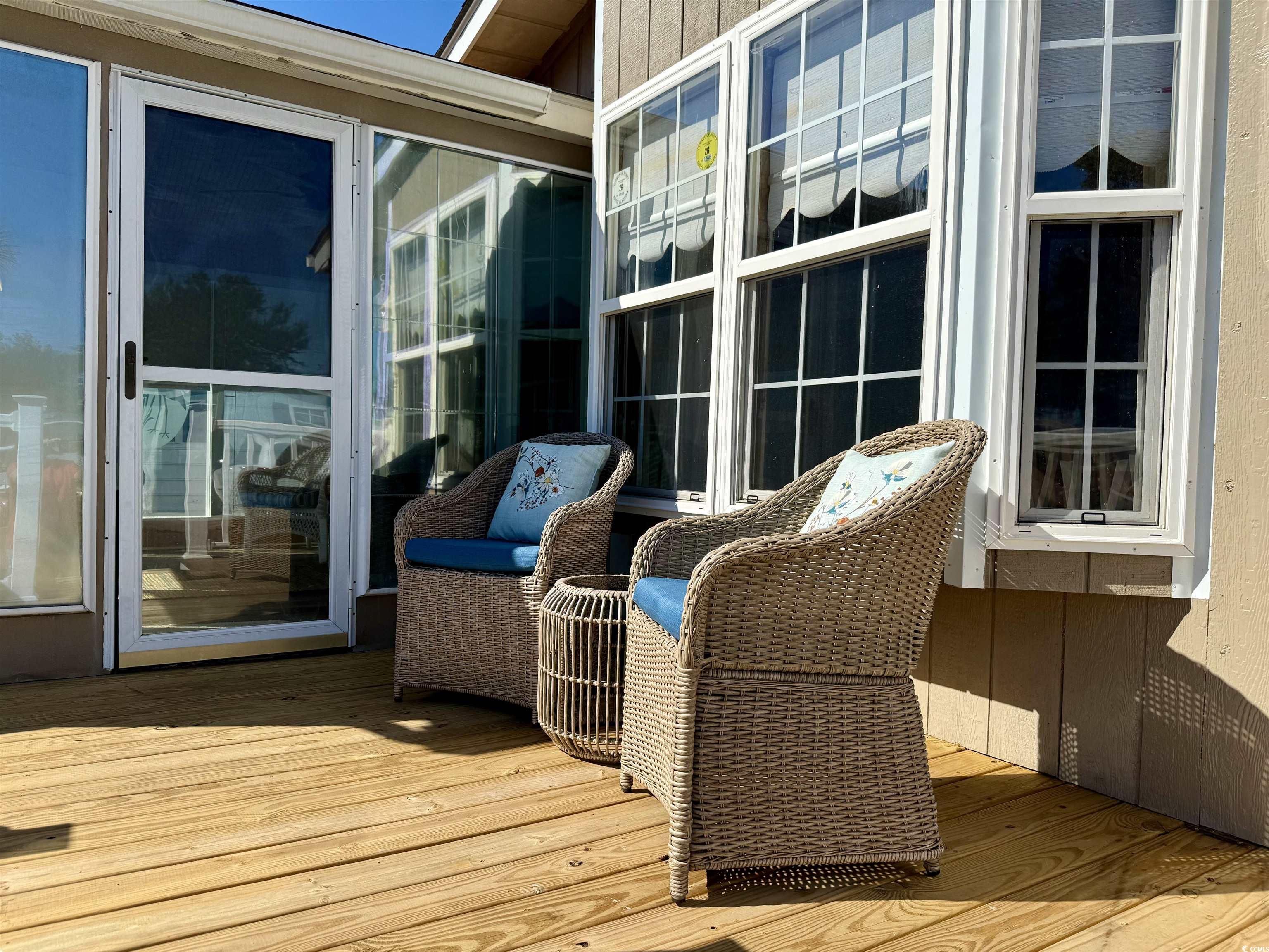 1801 E Lake Surfside Beach, SC 29575 - Photo 25 of 32 View of wooden terrace