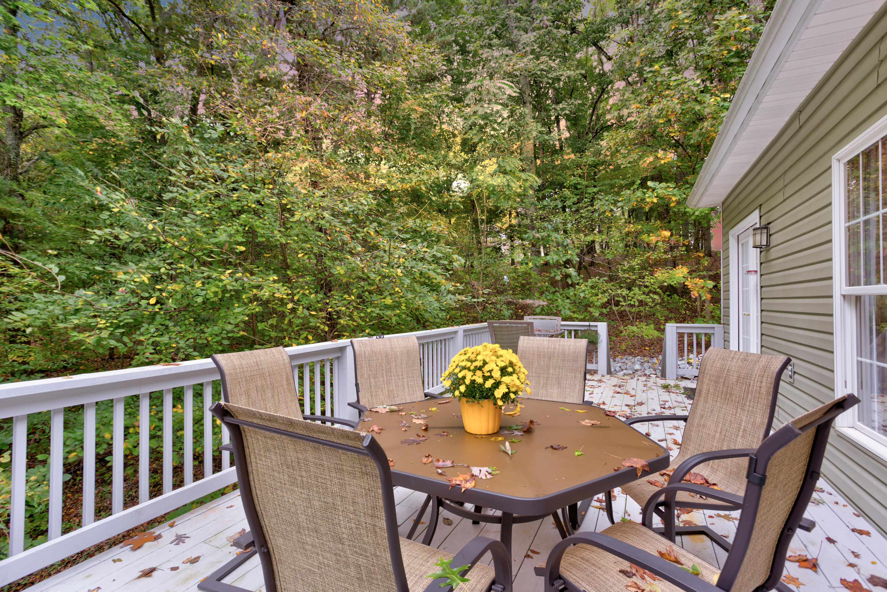 2480 Iron Ridge Road Rocky Mount, VA 24151 - Photo 13 of 38 a view of an outside dining space with furniture
