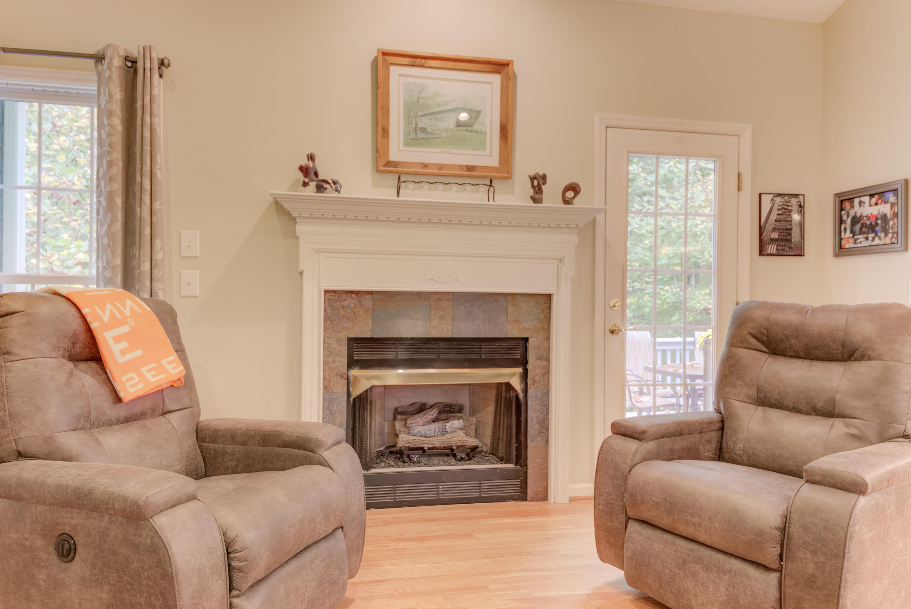 2480 Iron Ridge Road Rocky Mount, VA 24151 - Photo 18 of 38 a living room with furniture and a fireplace