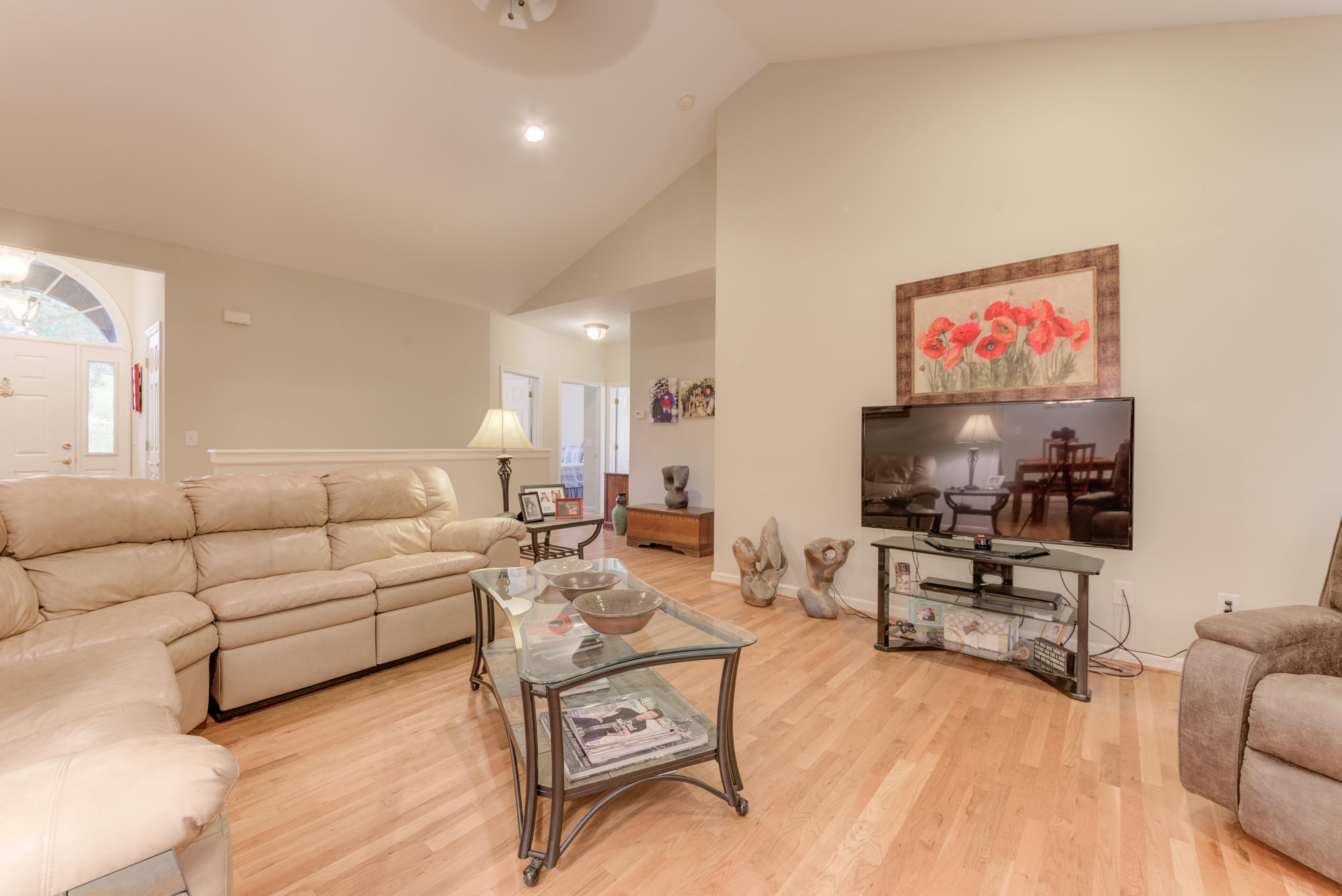 2480 Iron Ridge Road Rocky Mount, VA 24151 - Photo 19 of 38 a living room with furniture and a flat screen tv