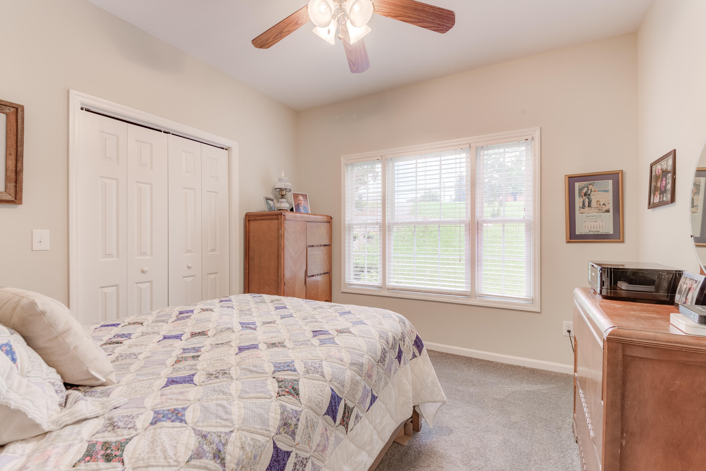 2480 Iron Ridge Road Rocky Mount, VA 24151 - Photo 33 of 38 a bedroom with a bed and a window
