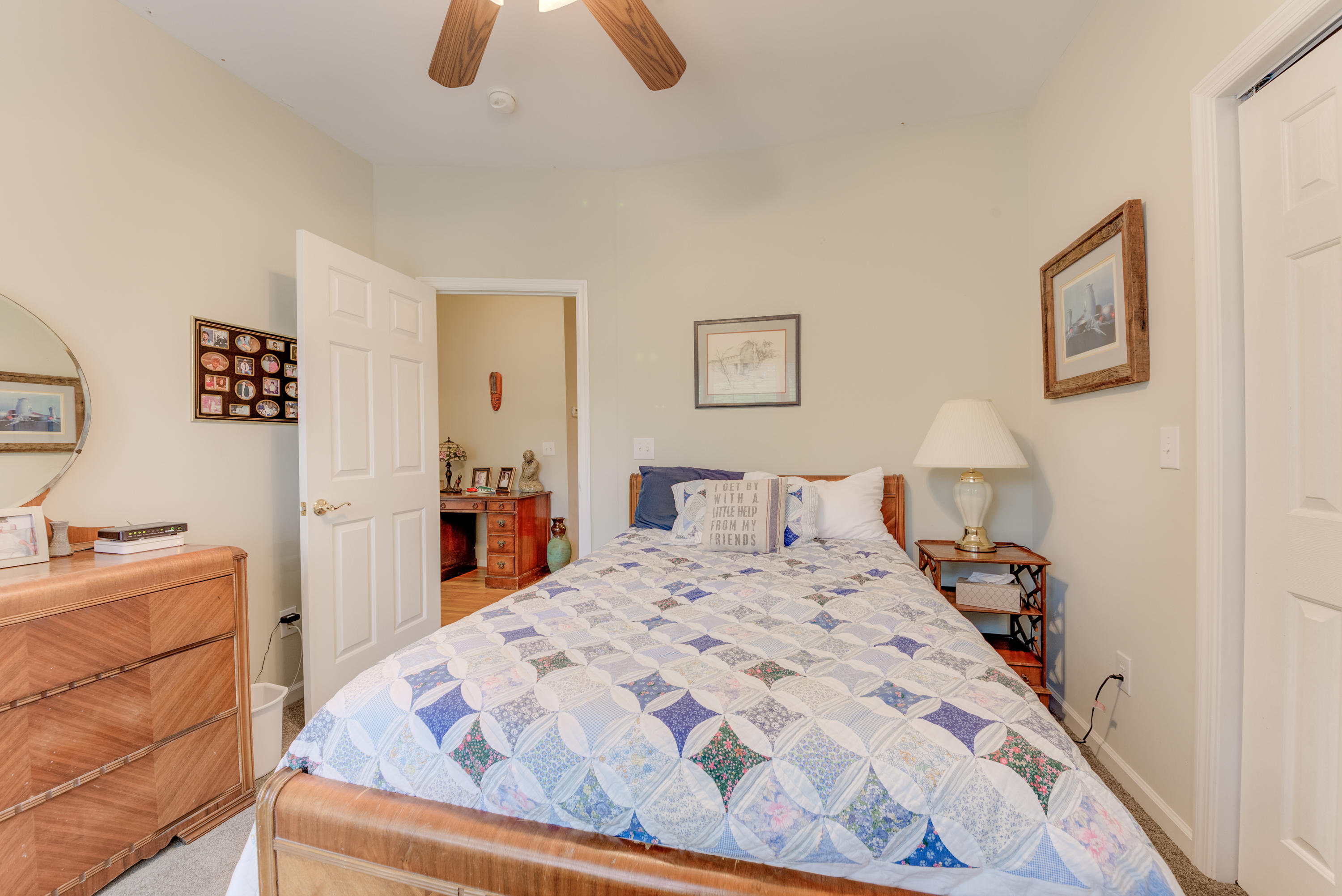 2480 Iron Ridge Road Rocky Mount, VA 24151 - Photo 34 of 38 a bedroom with a bed and a cabinets