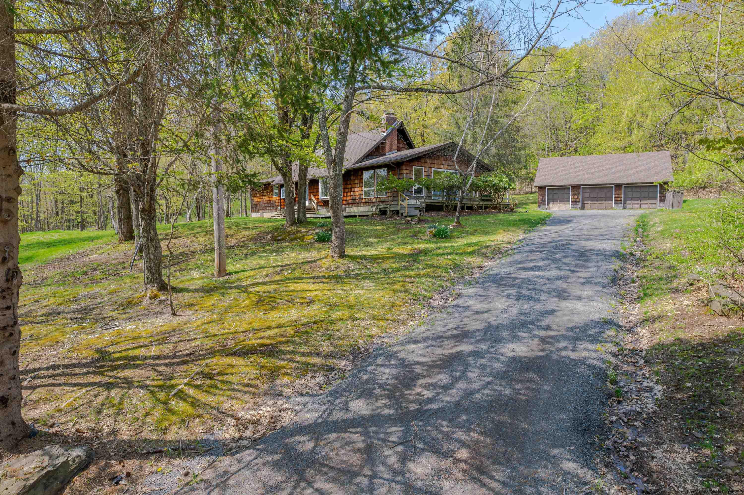 167 Old Towne Road Roxbury, NY 12421 - Photo 22 of 29 a view of house with backyard and tree