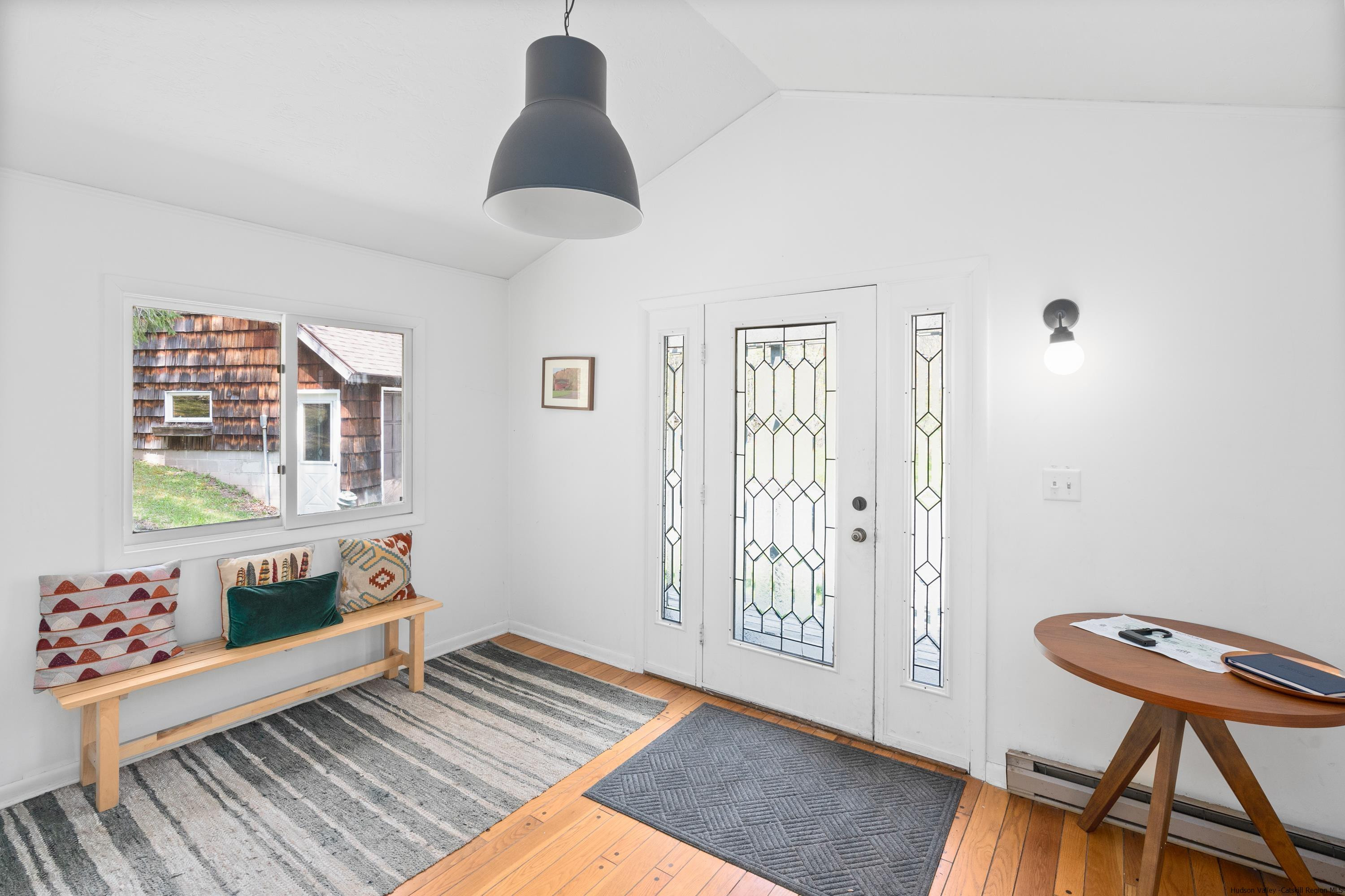 167 Old Towne Road Roxbury, NY 12421 - Photo 3 of 29 a view of an empty room and wooden floor