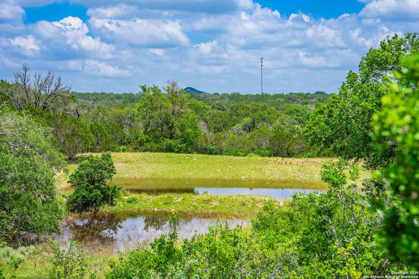 8 Cypress Creek Road Comfort, TX 78013 - Photo 27 of 39 a view of a yard with an buildings in the background